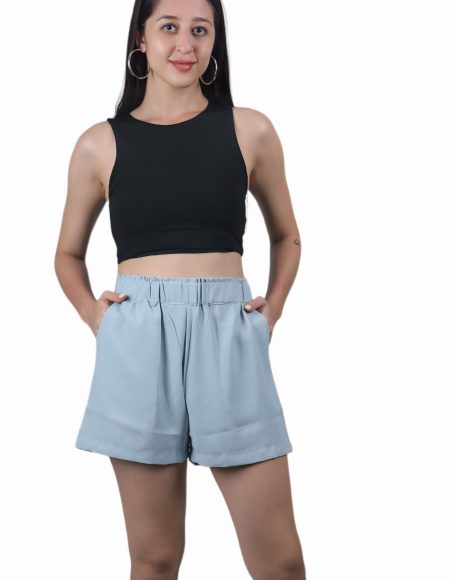 High-Waist Casual Shorts