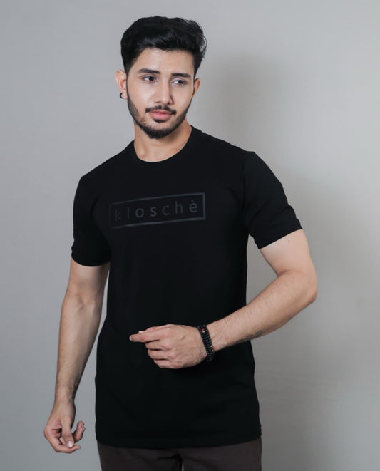 Kloschè Premium Black Cotton T-Shirt