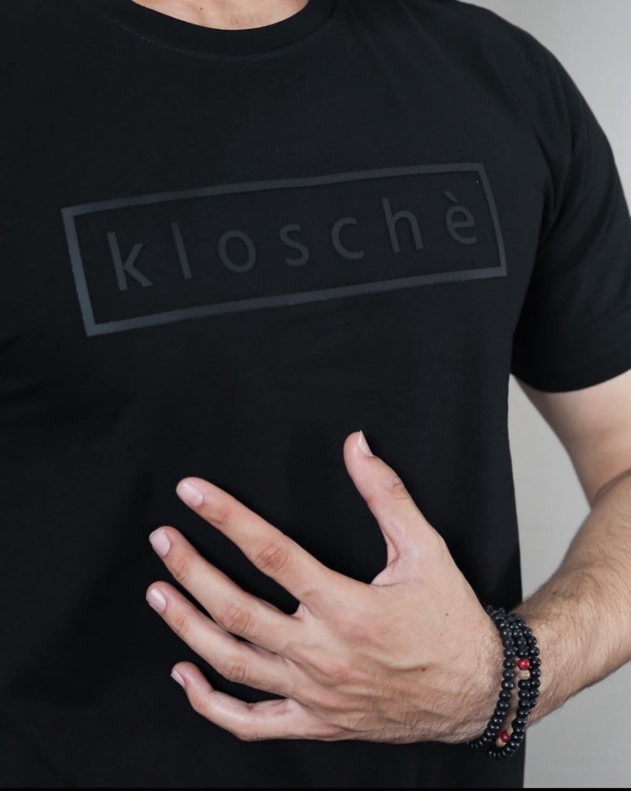 Kloschè Premium Black Cotton T-Shirt