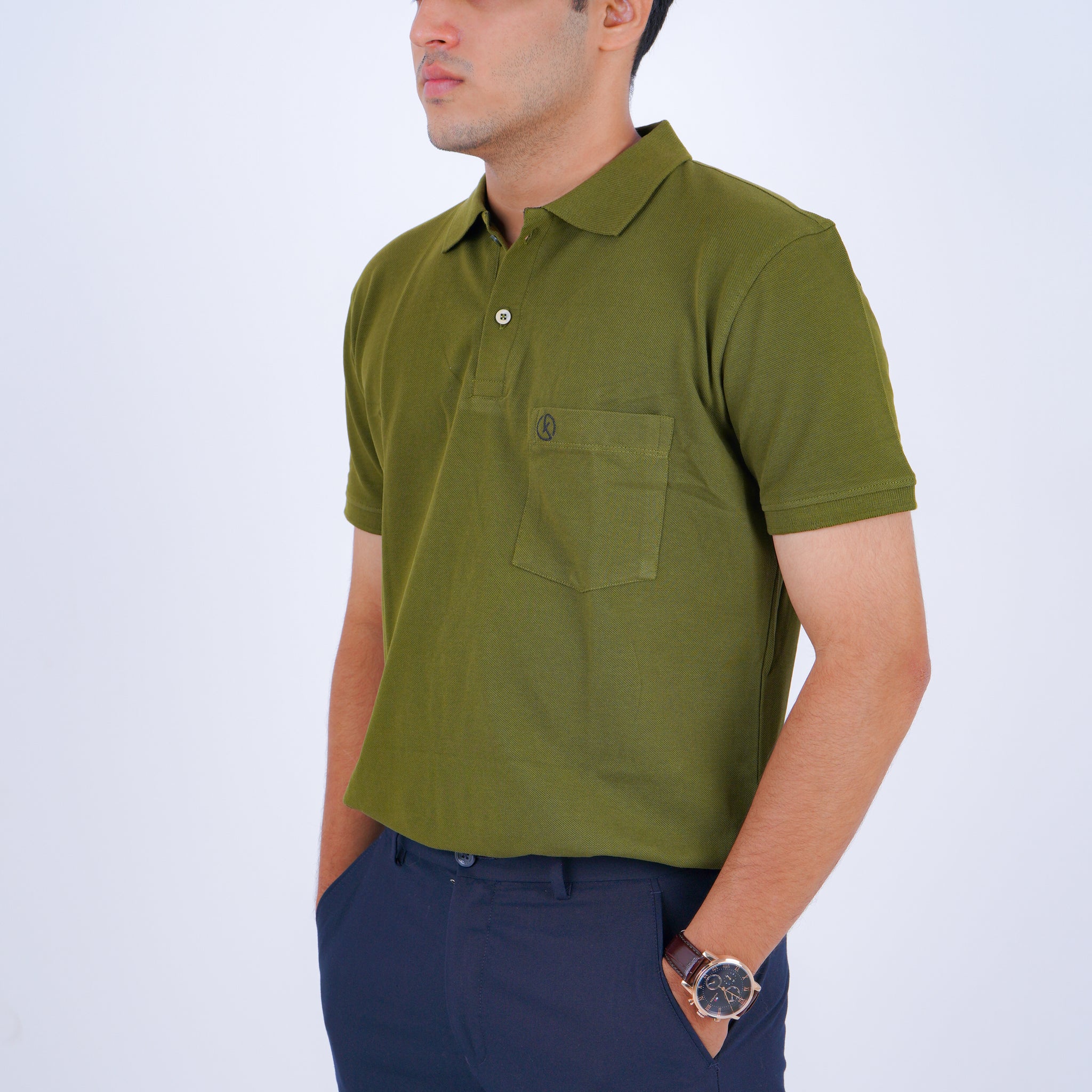 EVERYDAY ESSENTIAL POLO – OLIVE