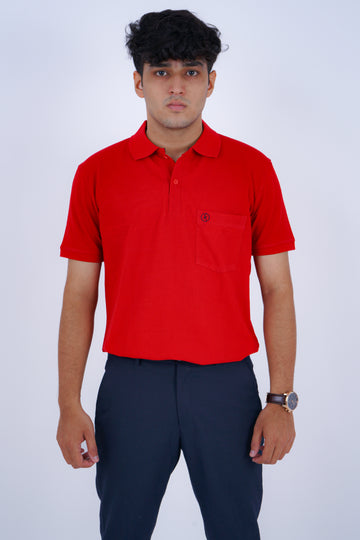 EVERYDAY ESSENTIAL POLO – RED