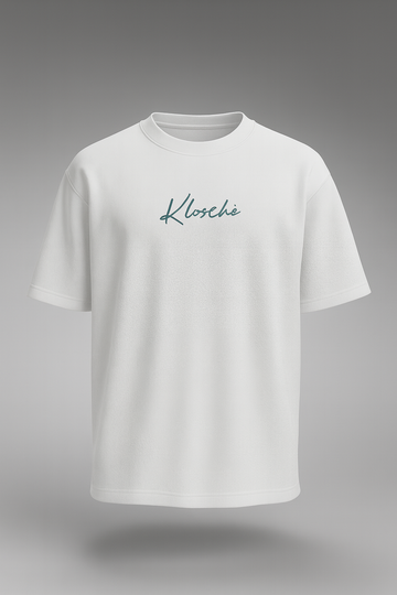 OVERSIZED SIGNATURE LOGO TEE – WHITE
