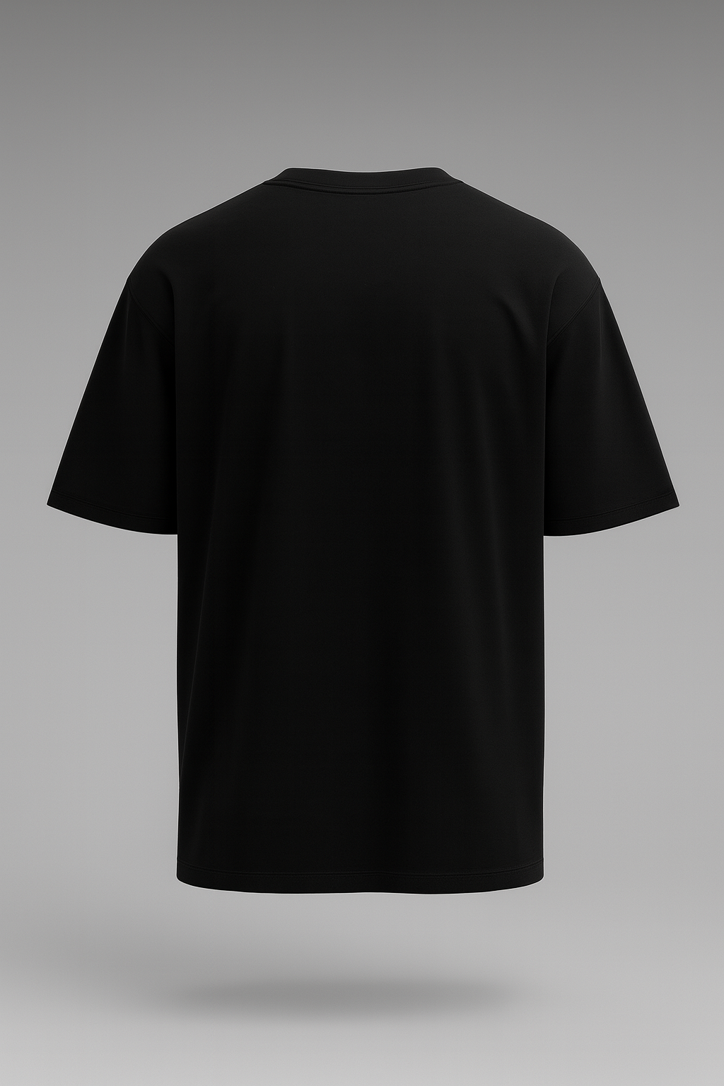 OVERSIZED SIGNATURE LOGO TEE – BLACK