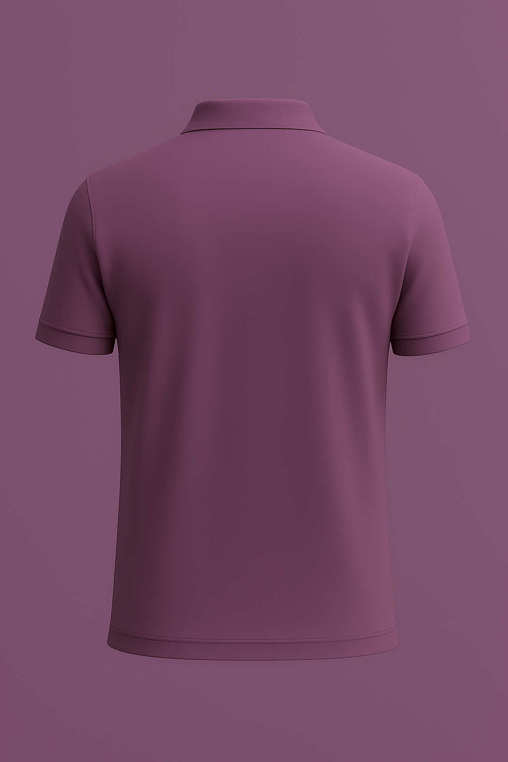 THE ZIP-UP POLO – PURPLE